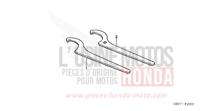 WERKZEUGE von CR85R "Big Wheel" EXPLOSION RED (R254) von 2003